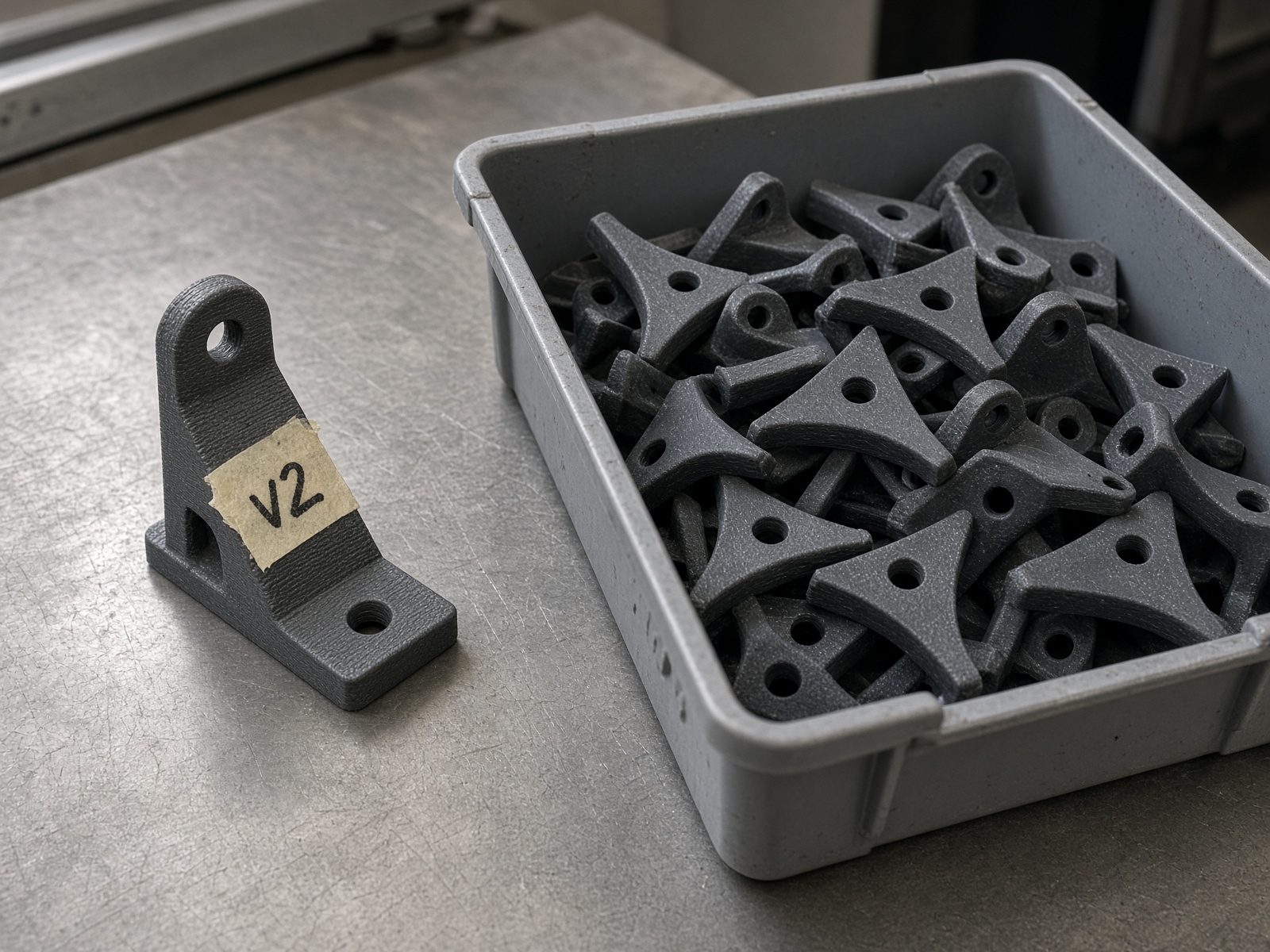 A short production run of identical parts from Xtrued
